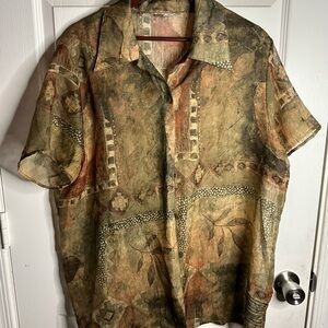 Men's Multicolor Patterned Shirt